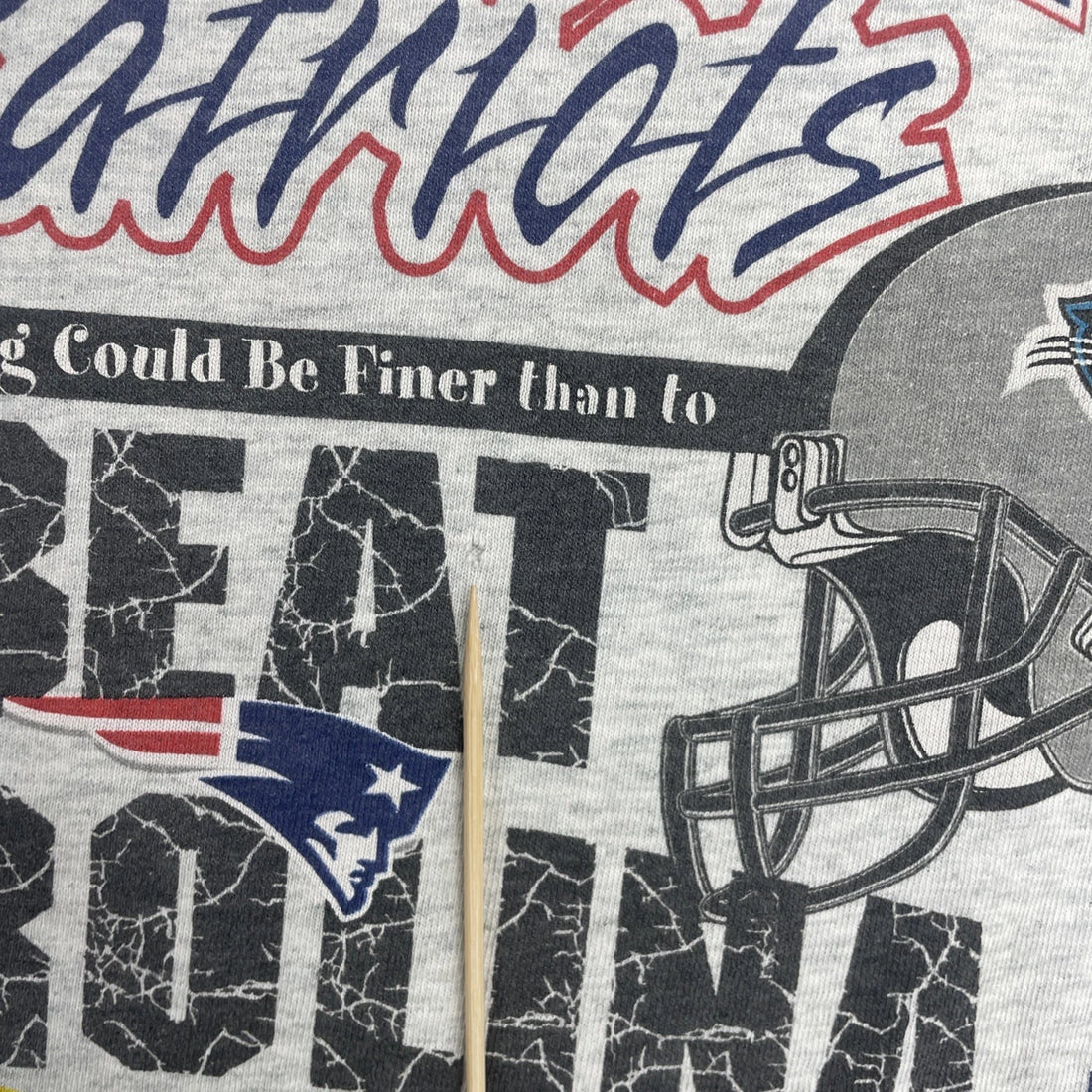 Vintage Patriots Panthers Super Bowl XXXVIII T-Shirt Size Large 2004 NFL