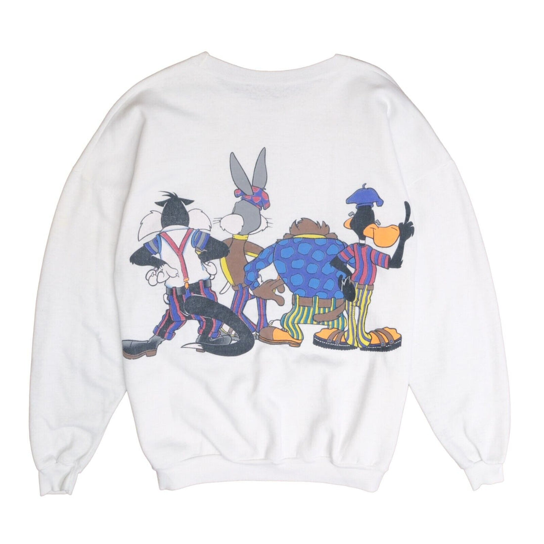 Vintage Looney Tunes Artists Sweatshirt Crewneck Size Medium Bugs Bunny 1993 90s