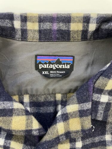 Patagonia Wool Button Up Shirt Size 2XL Plaid