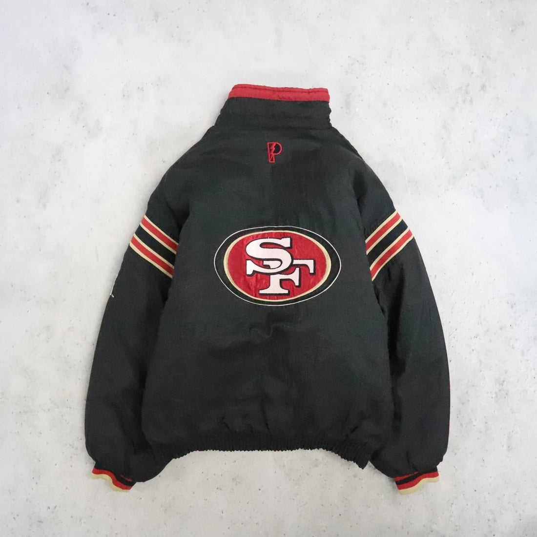 Vintage San Francisco 49ers Pro Player Puffer Jacket Size 2XL Reversible NFL