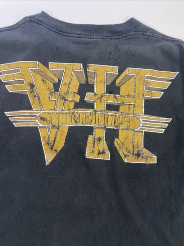 Vintage Van Halen Heaven Help Us All Brockum T-Shirt Size Large Band Tee