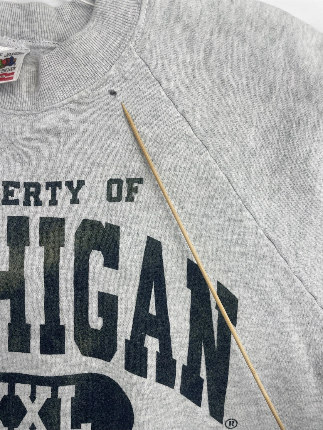 Vintage Michigan Wolverines Crewneck Sweatshirt Size Large 90s NCAA