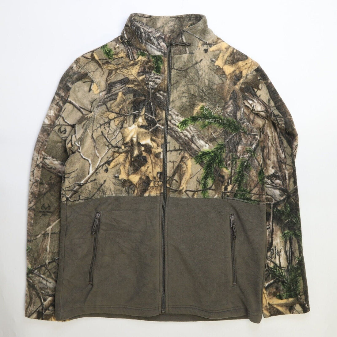 Realtree Camo Fleece Jacket Size Medium Camouflage