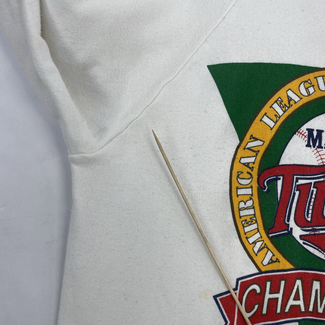 Vintage Minnesota Twins Crewneck Sweatshirt Size Large 1991 90s MLB