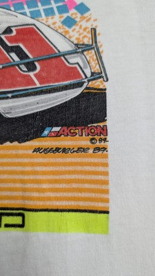 Vintage Steve Kinser Spirit Car Racing T-Shirt Size Large 1989 80s