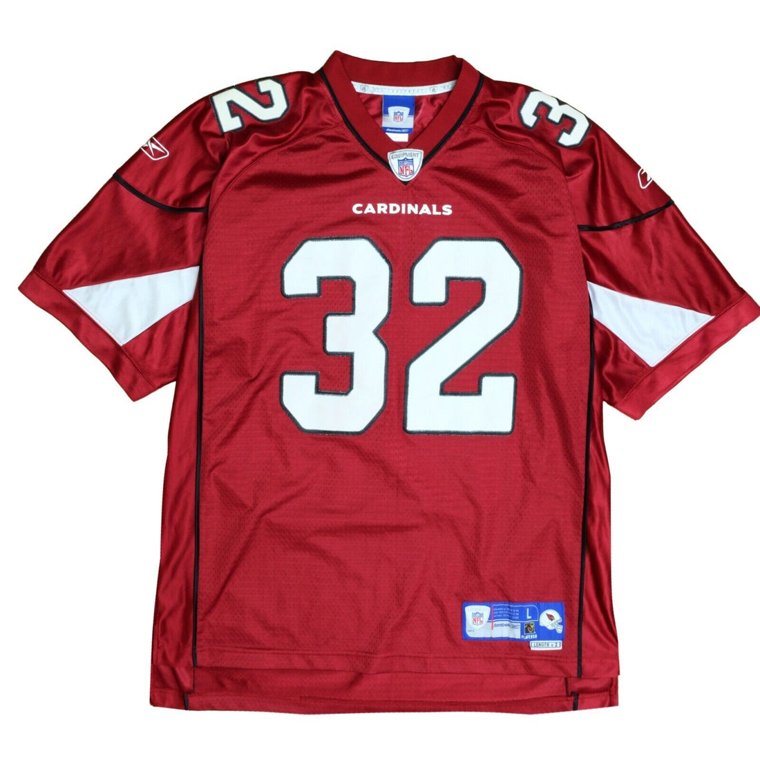 Arizona Cardinals Edgerrin James Reebok Jersey Size Large Stitched NFL