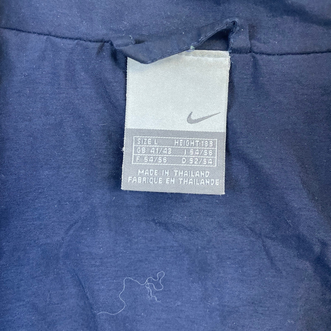 Nike Windbreaker Light Jacket Size Large Blue