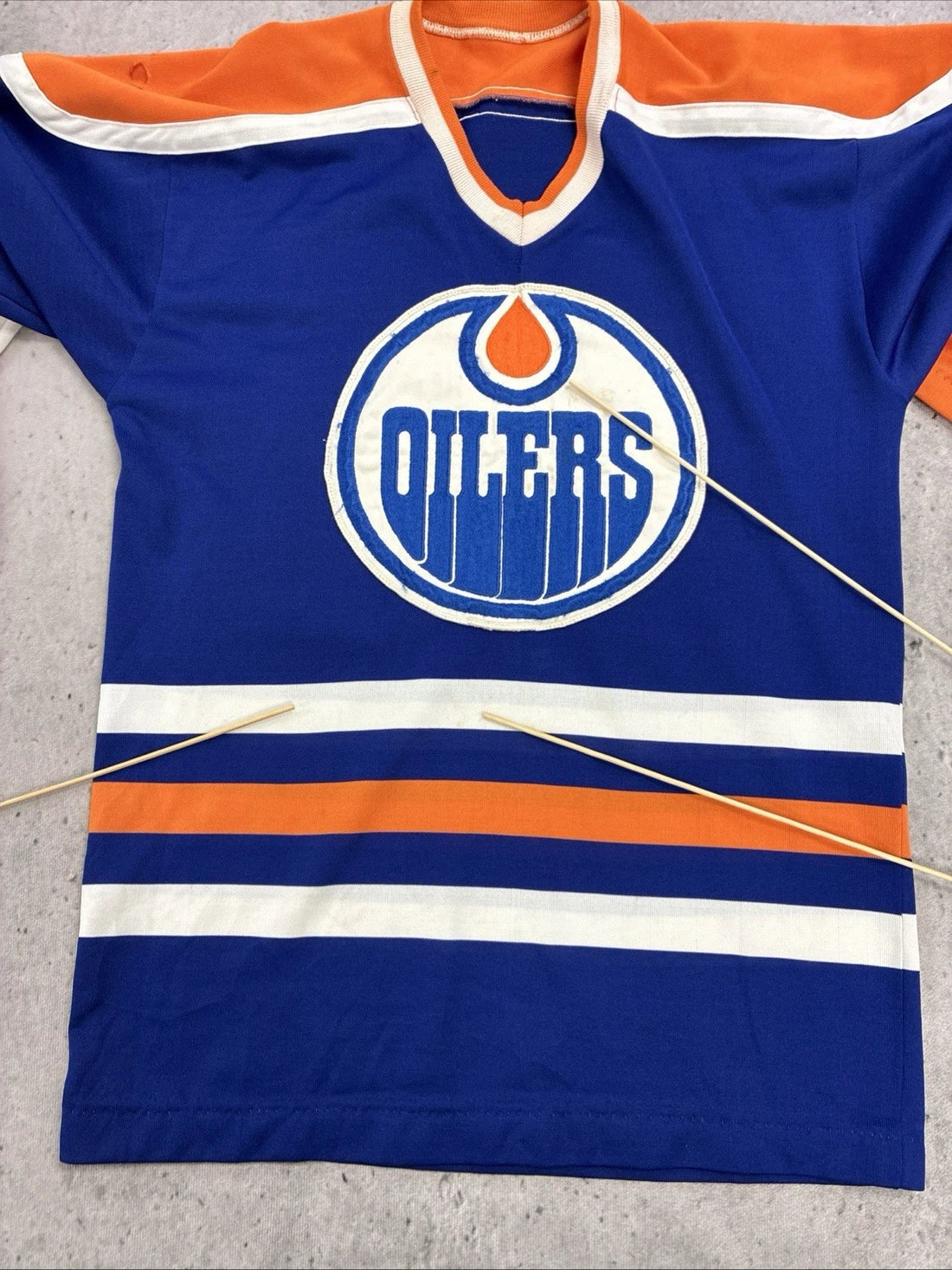 Vintage Edmonton Oilers Wayne Gretzky Sandow Jersey Size Small 80s NHL