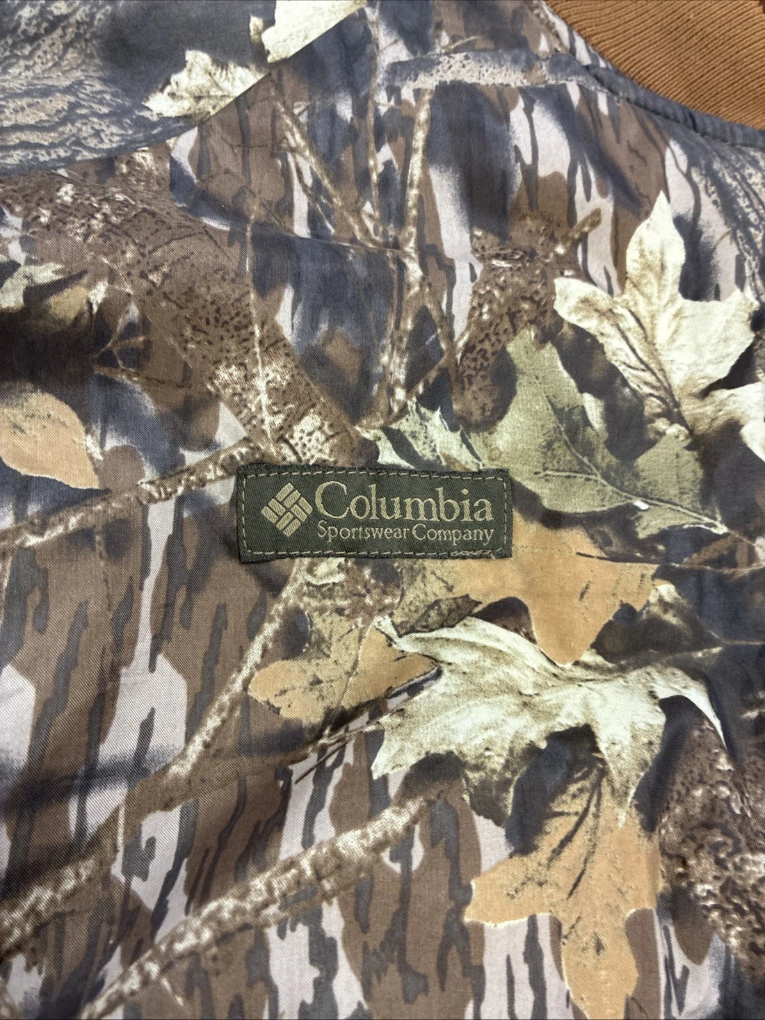 Columbia Reversible Break Up Camo Hunting Bomber Jacket Size XL