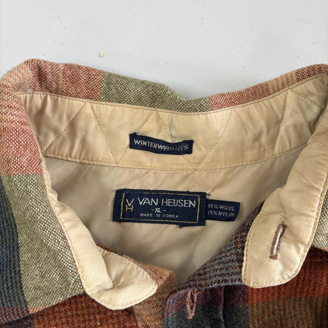 Vintage Van Heusen Flannel Button up Size X-Large