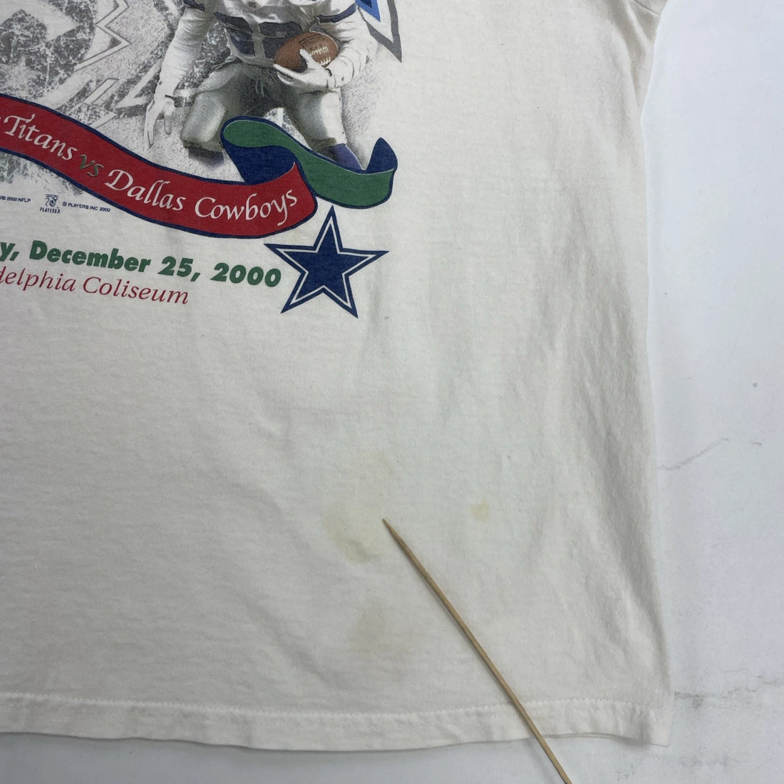 Vintage Titans Cowboys Christmas Clash Long Sleeve T-Shirt Size XL NFL