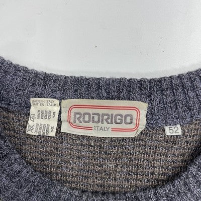 Vintage Rodrigo Alpaca Crewneck Sweater Size 52 Italy
