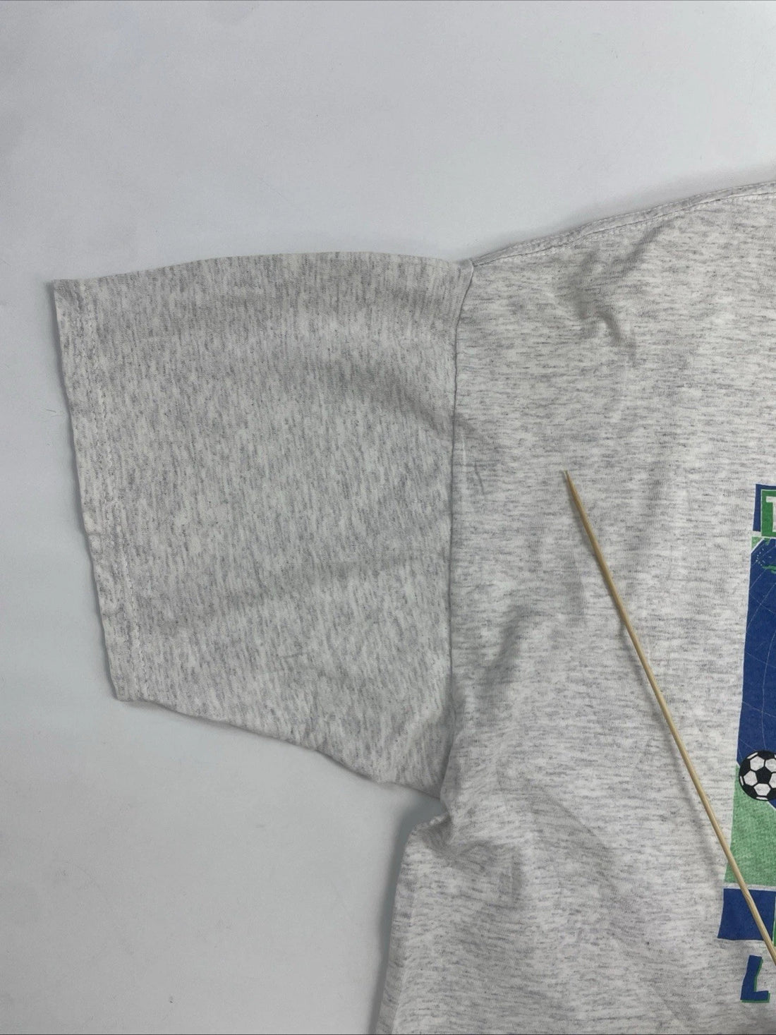 Vintage Adidas Trefoil Soccer T-Shirt Size Medium Double Sided 90s