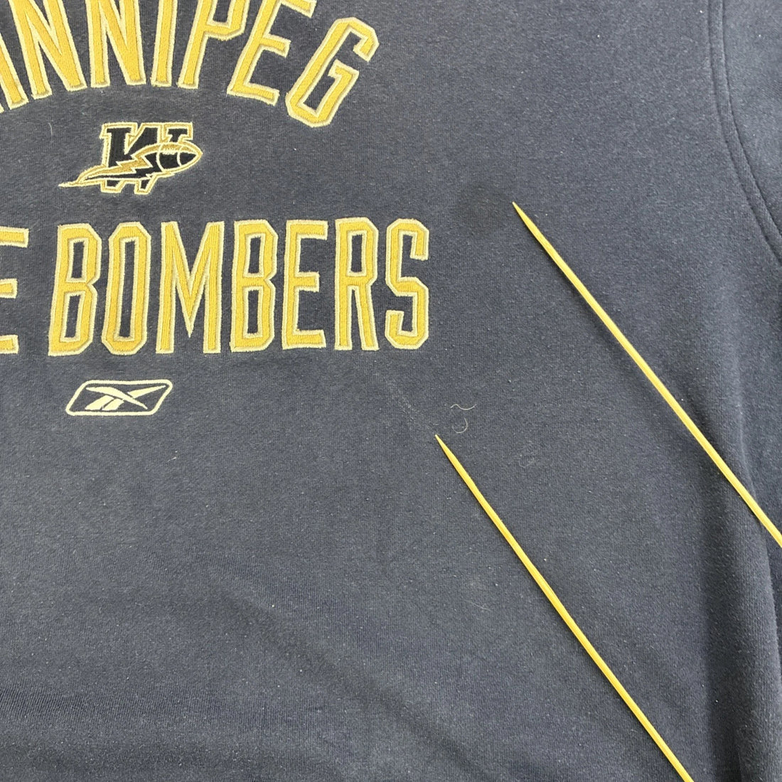 Vintage Winnipeg Blue Bombers Reebok Crewneck Sweatshirt Size 2XL CFL