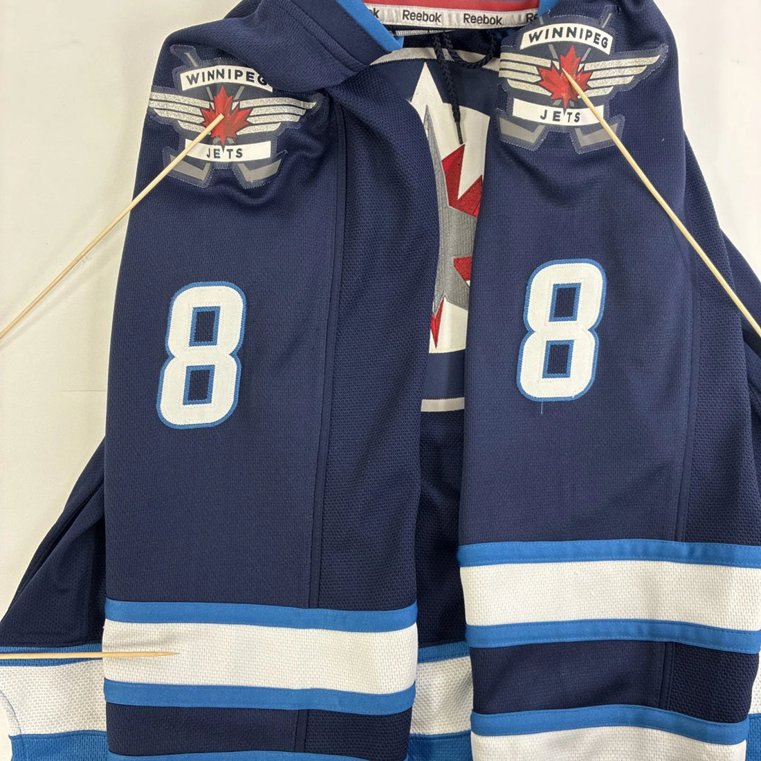 Winnipeg Jets Jacob Trouba Reebok Hockey Jersey Size Large NHL
