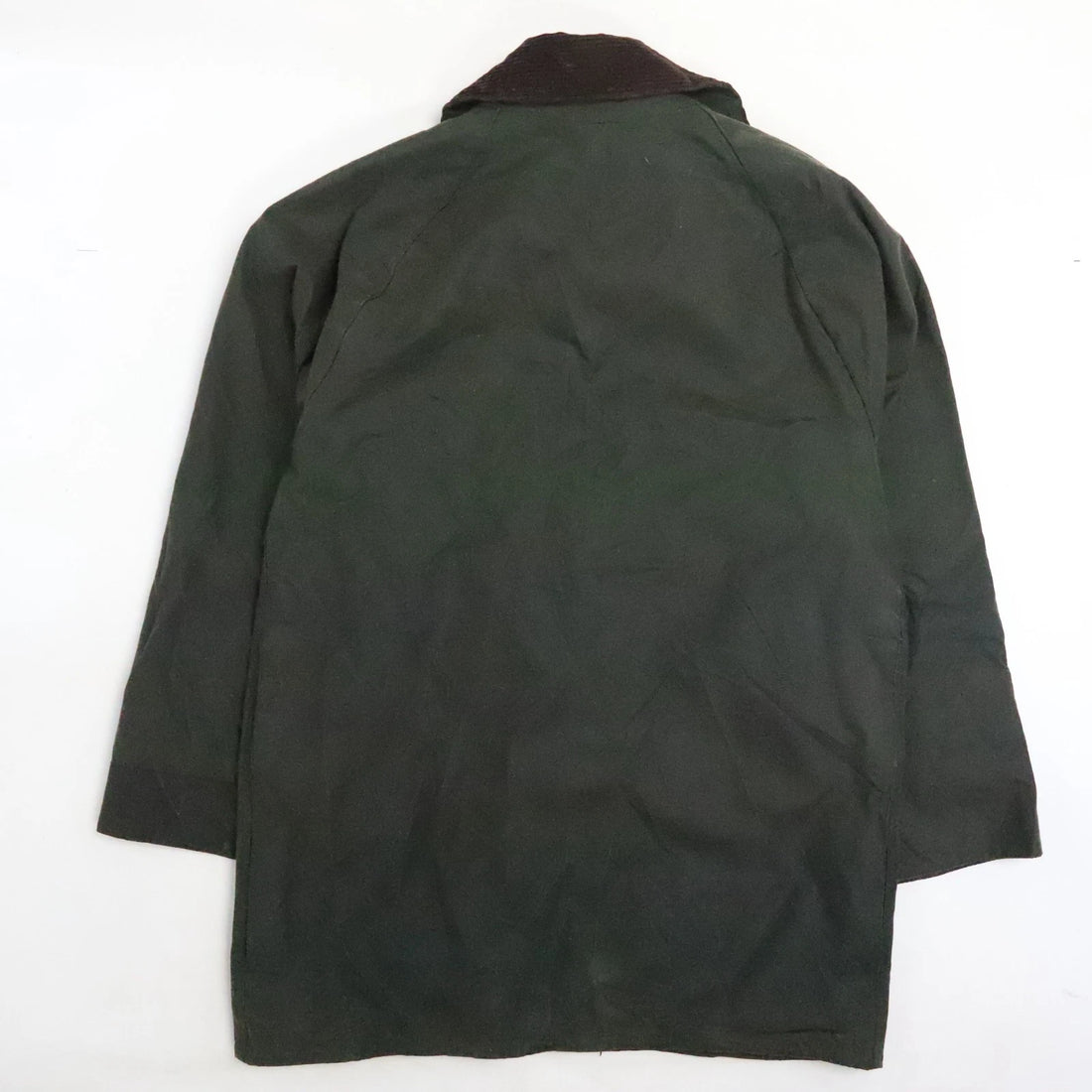 Barbour Beauford Waxed Coat Jacket Size Medium Green England