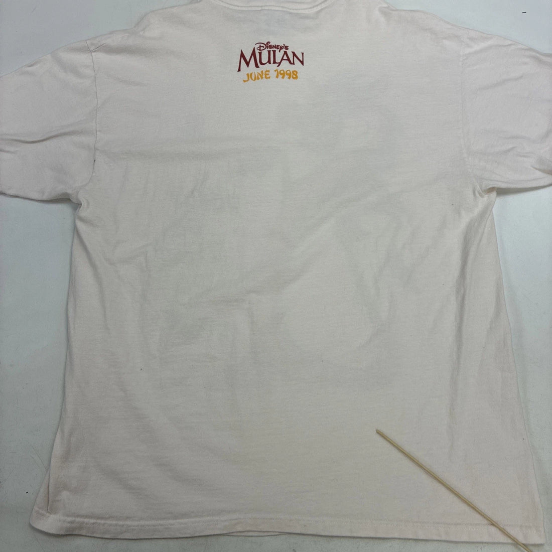 Vintage Mulan Mushu Disney T-Shirt Size XL 1998 90s