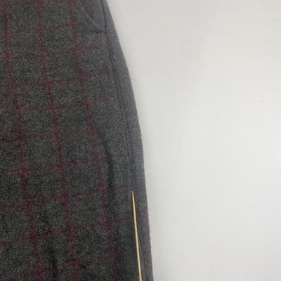 Vintage Codet Wool Trouser Pants Size 34 Plaid