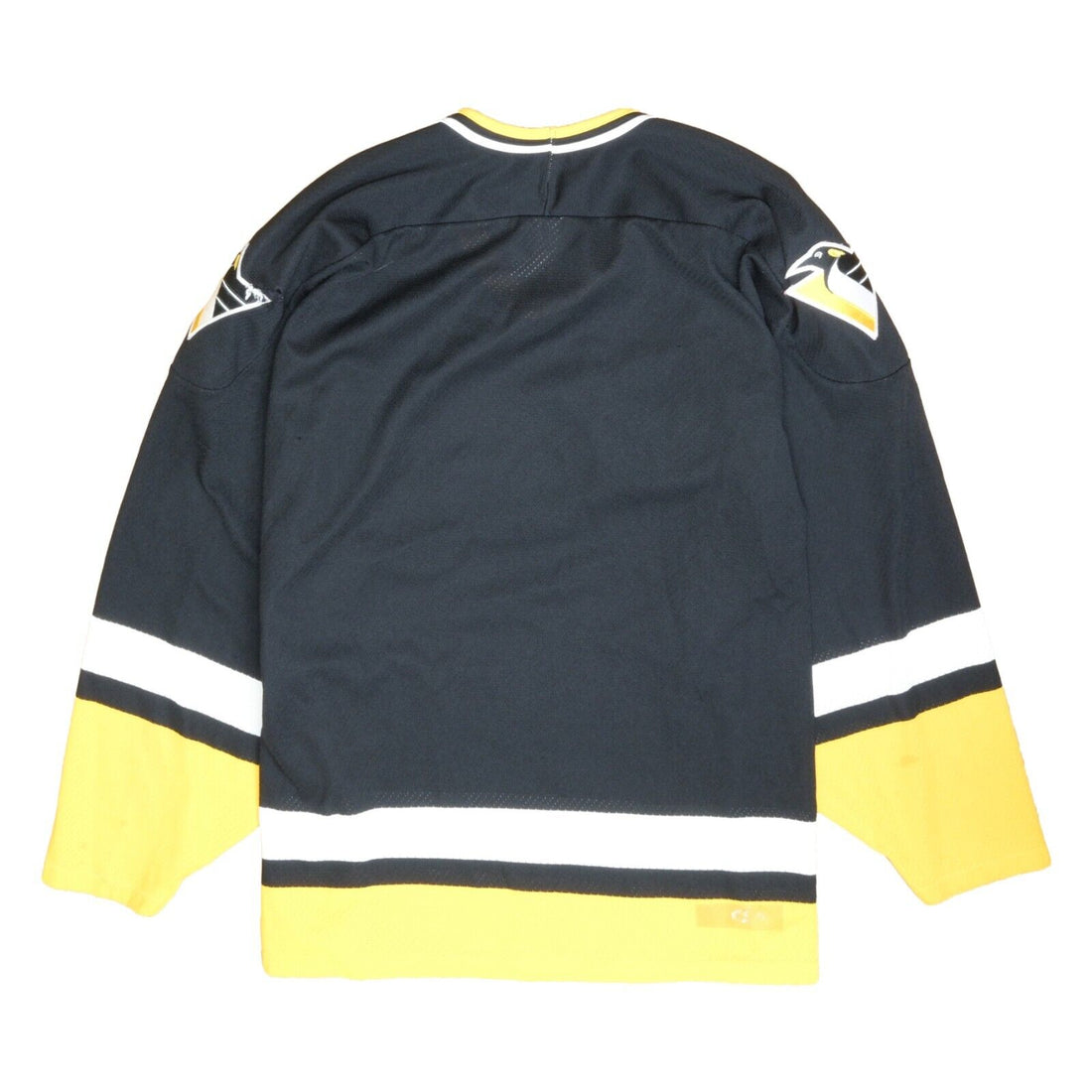 Vintage CCM Label - PITTSBURGH PENGUINS (LARGE) Hockey Jersey BLK