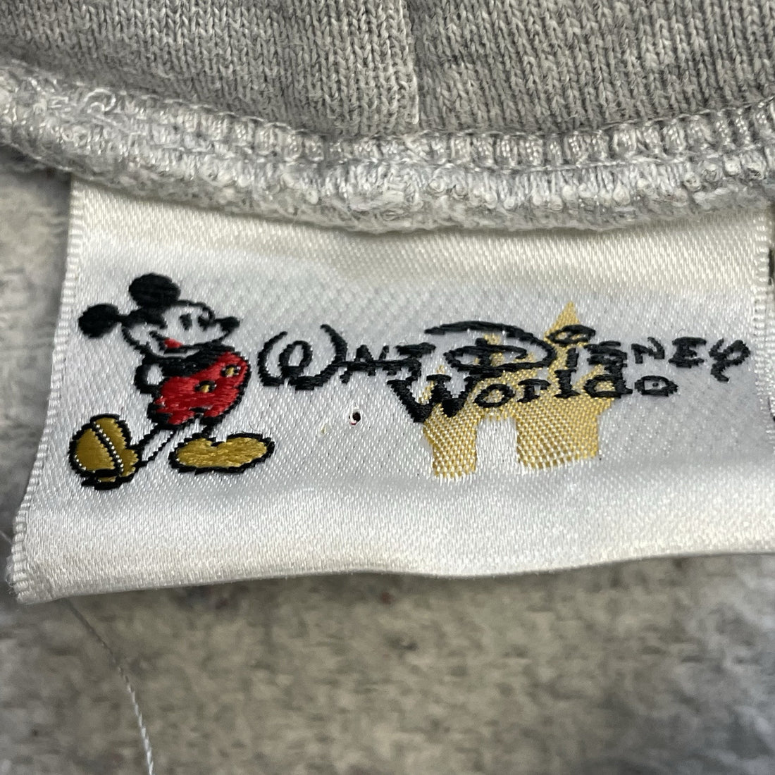 Vintage Mickey Mouse Disney Full Zip Sweatshirt Hoodie Size Medium