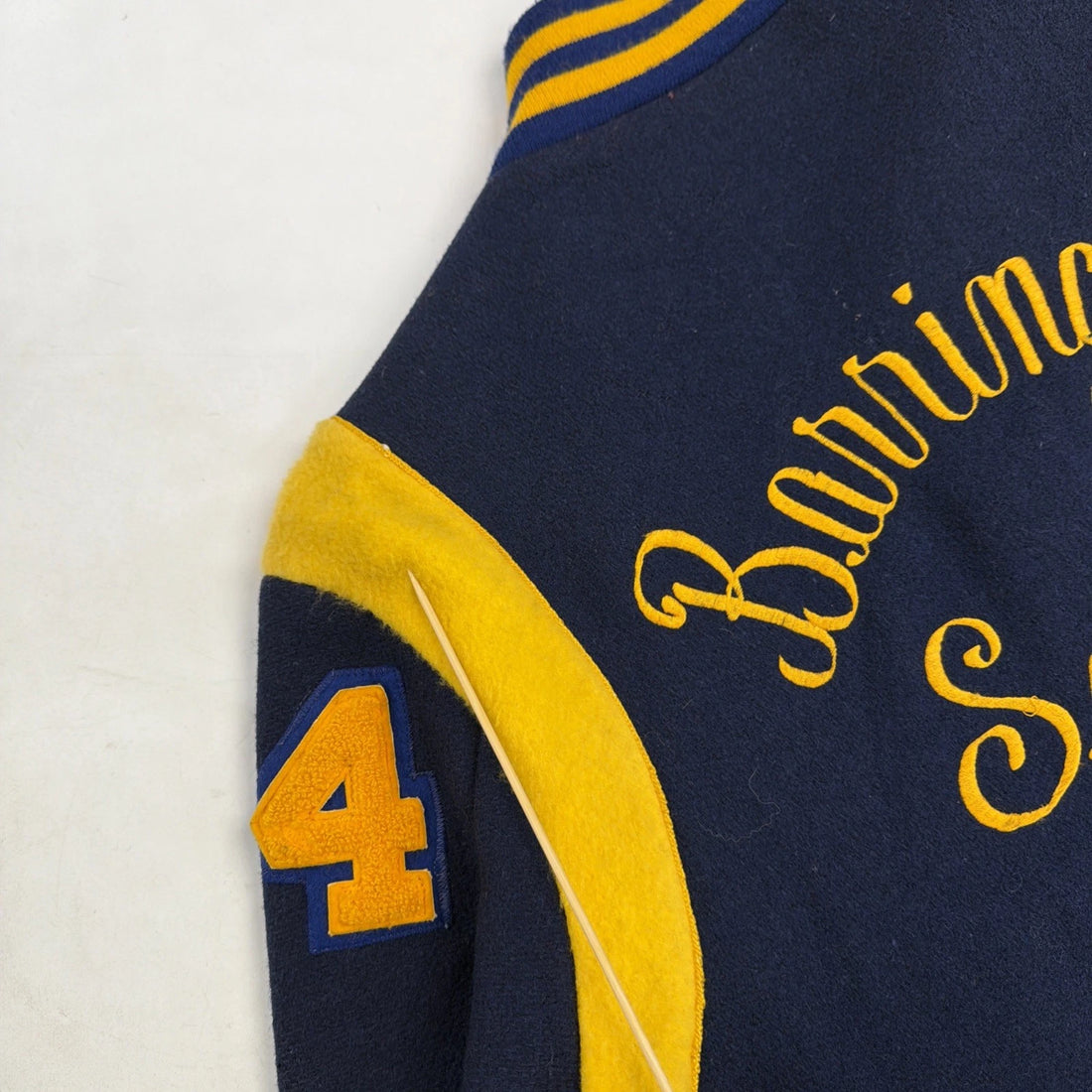 Vintage Barrington Soccer Wool Varsity Letterman Jacket Large