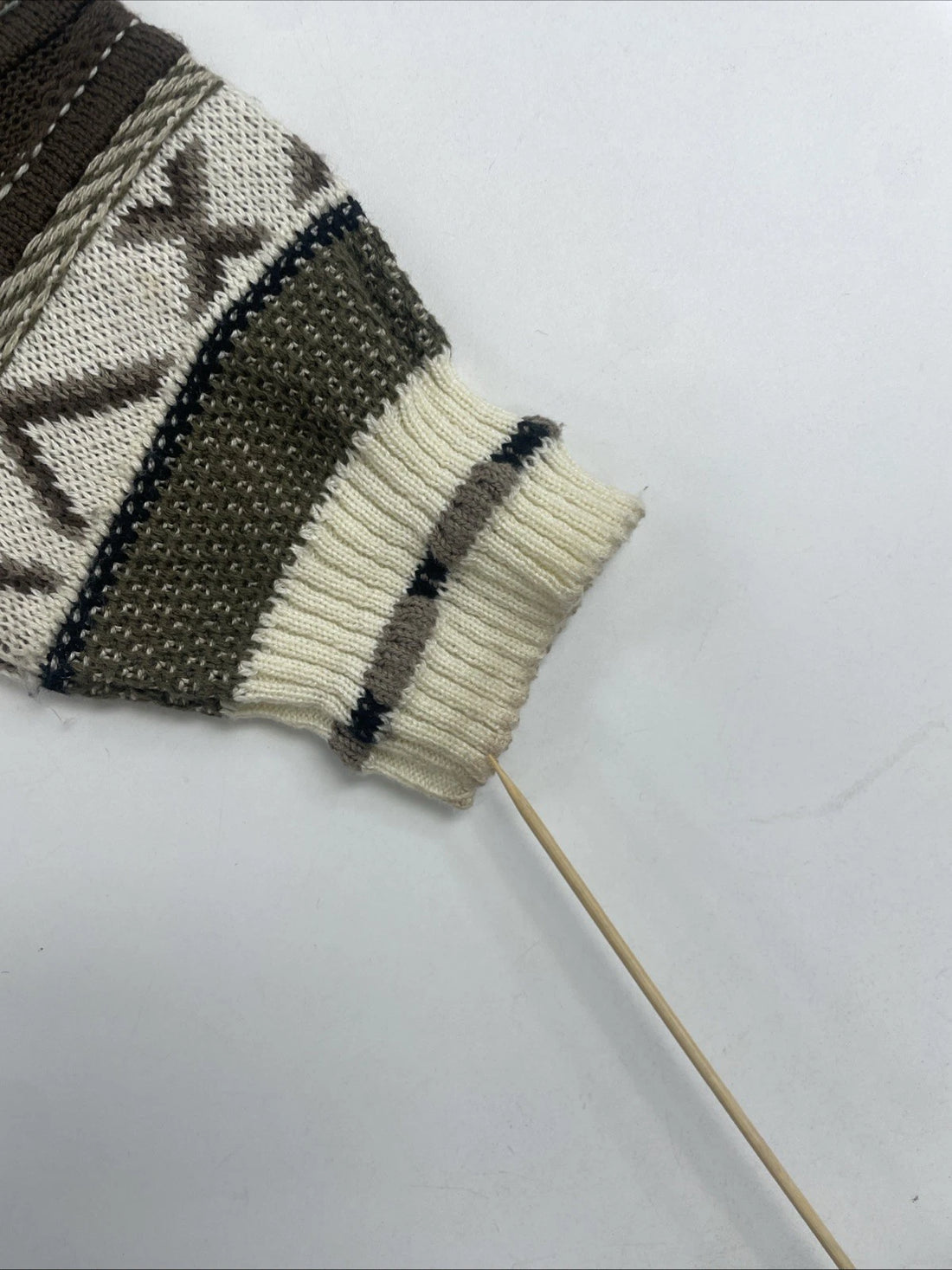 Vintage Protege Collection 3D Knit Sweater Size XL Coogi Style