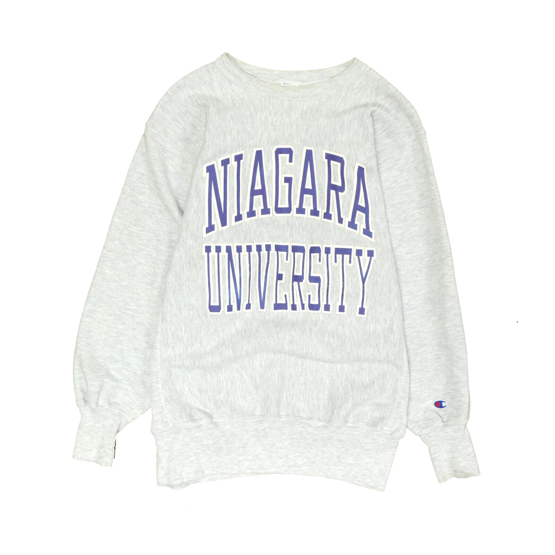 Vintage Niagara Purple Eagles Champion Reverse Weave Sweatshirt Size XL 90s NCAA