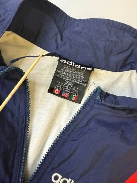 Vintage Adidas Windbreaker Light Jacket Size Large