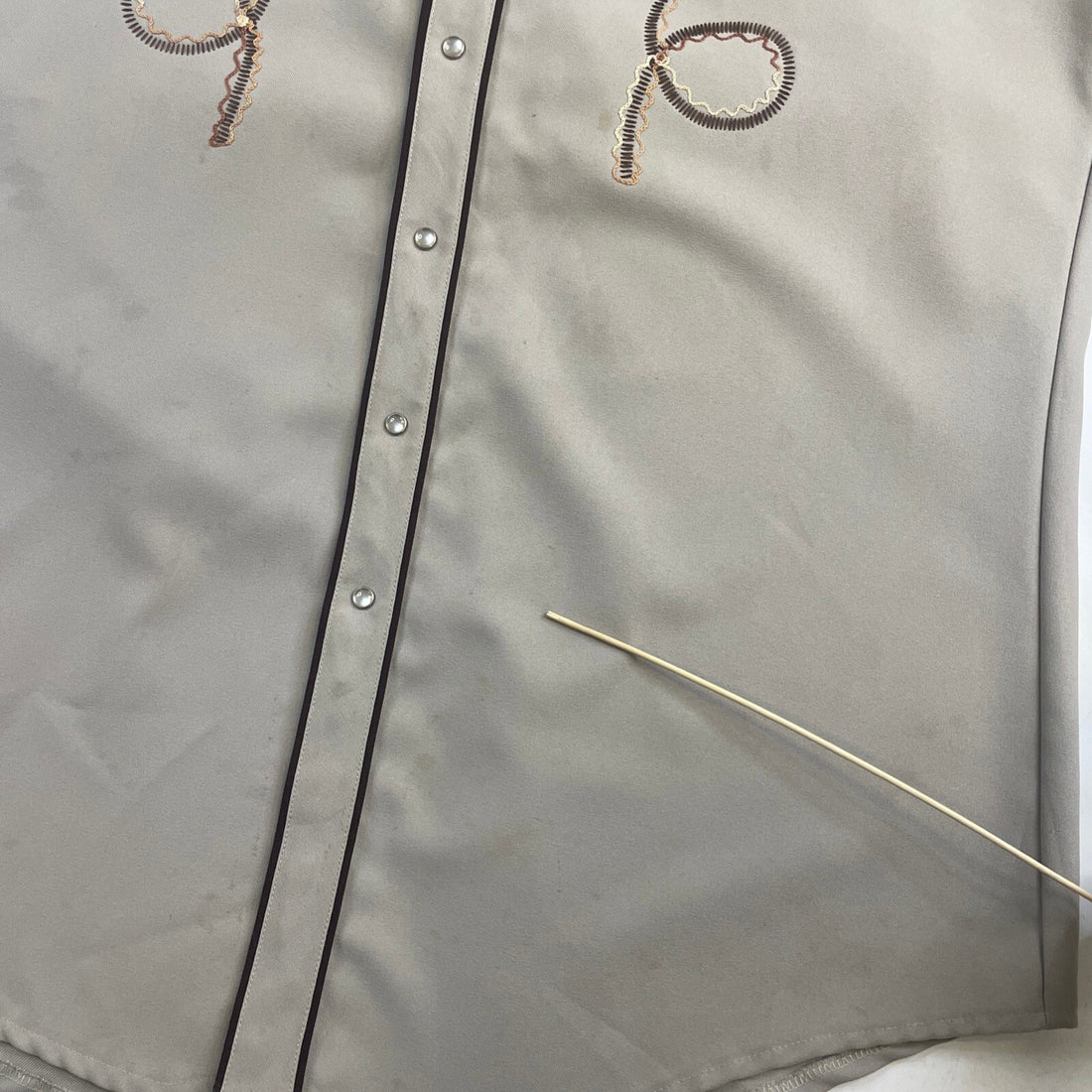 Vintage Gold Collection Karman Western Pearl Snap Shirt Size Large