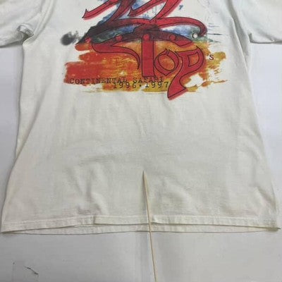 Vintage ZZ Top Continental Safari T-Shirt Size Large 1997 90s