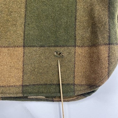 Vintage Brother Outerwear Wool Shirt Jacket Size Large Plaid Union Made