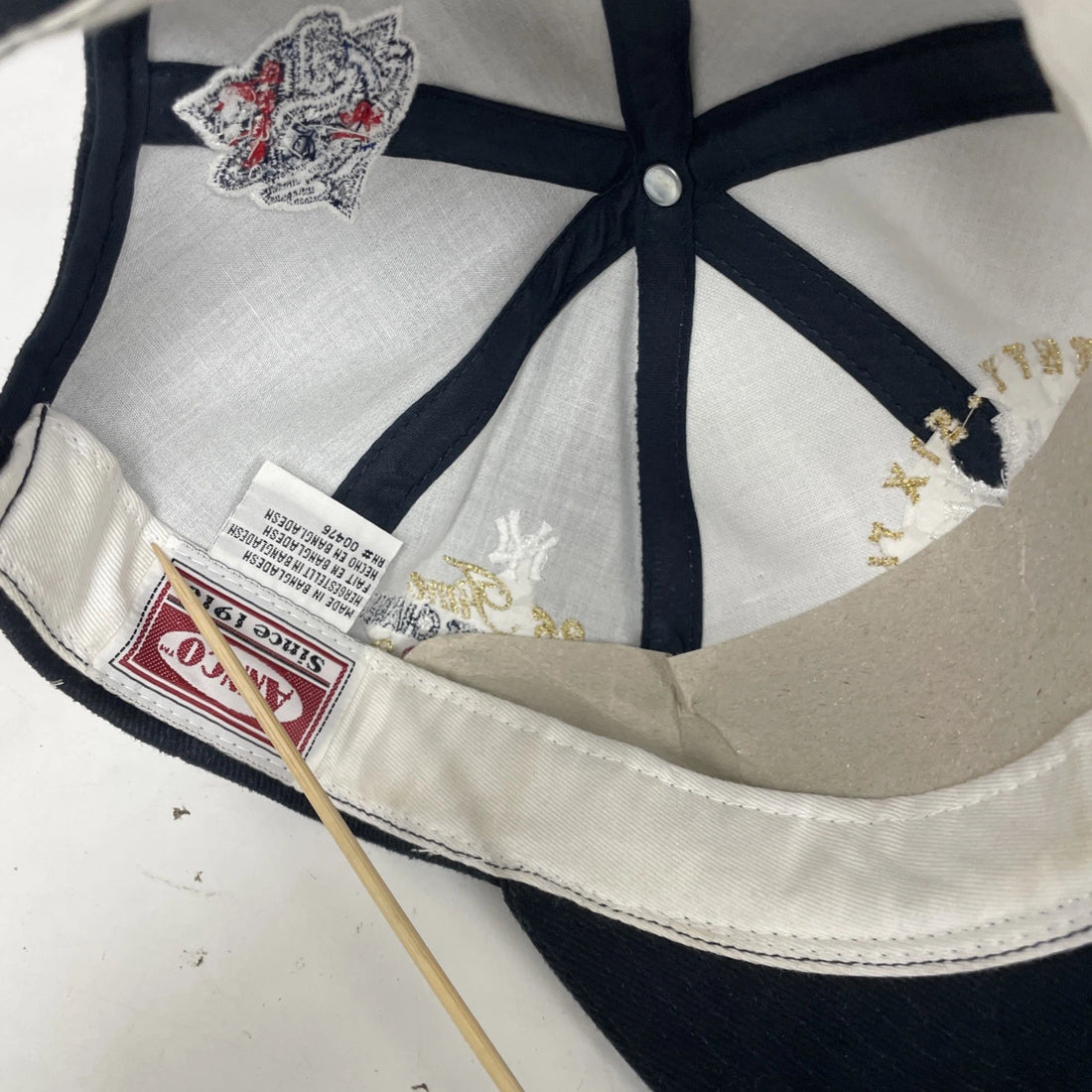 Vintage New York Yankees World Series Champs Snapback Hat Cap OSFA MLB