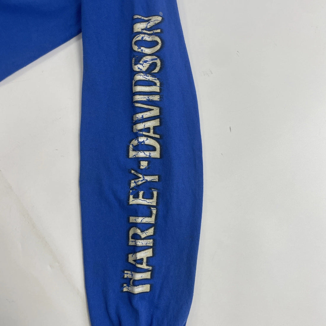 Harley Davidson Jamaica Long Sleeve T-Shirt Size Large Blue