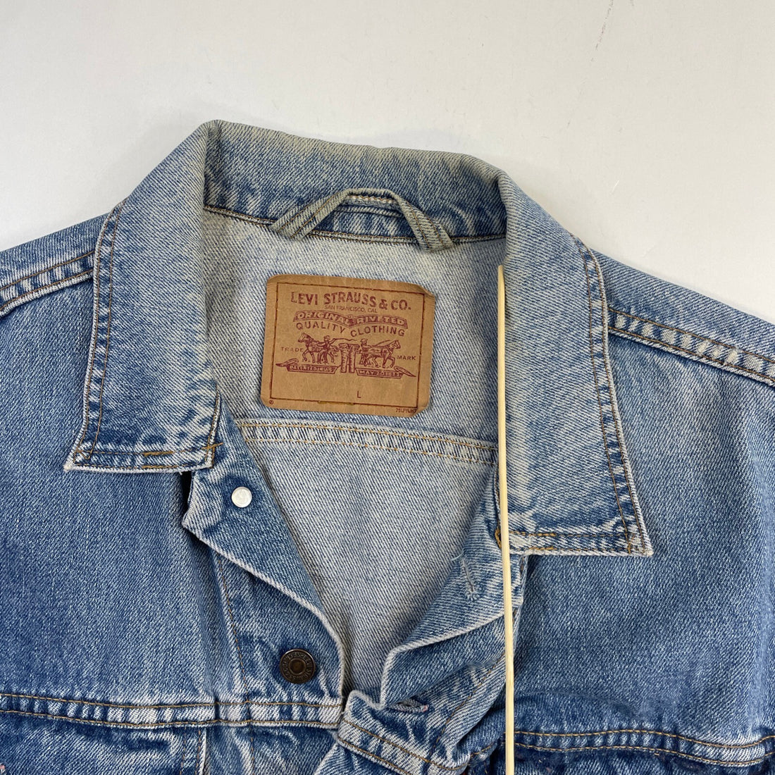 Vintage Levi's Denim Trucker Jacket Size Large