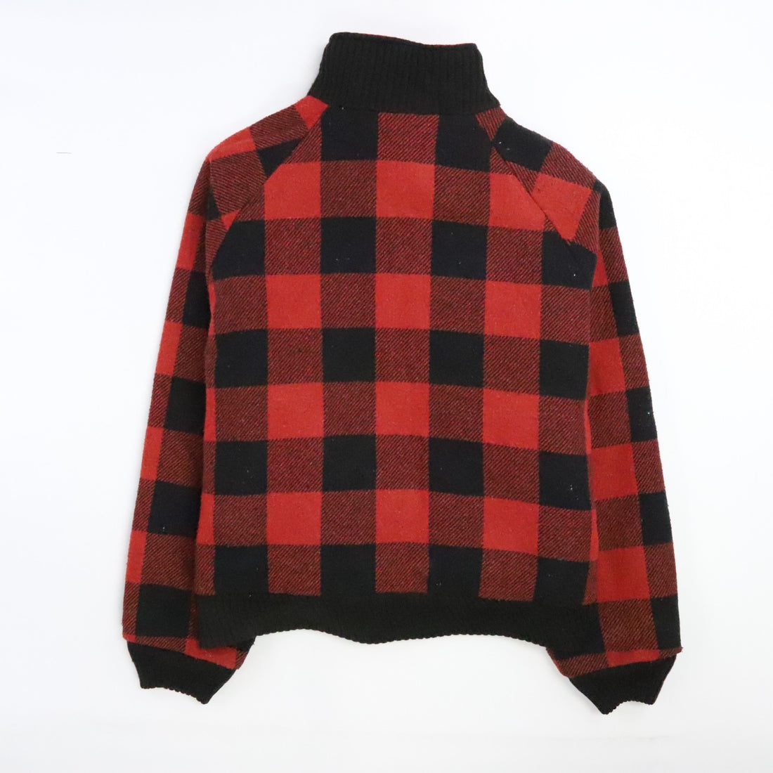 Vintage Fieldmaster Wool Bomber Jacket Size XL Buffalo Plaid Reversible