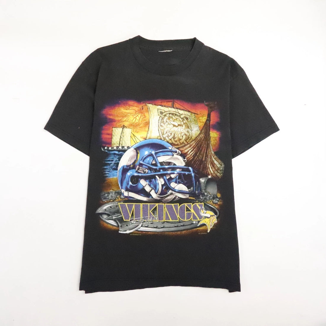 Vintage Minnesota Vikings Home Field Advantage T-Shirt Size Large 2000 NFL