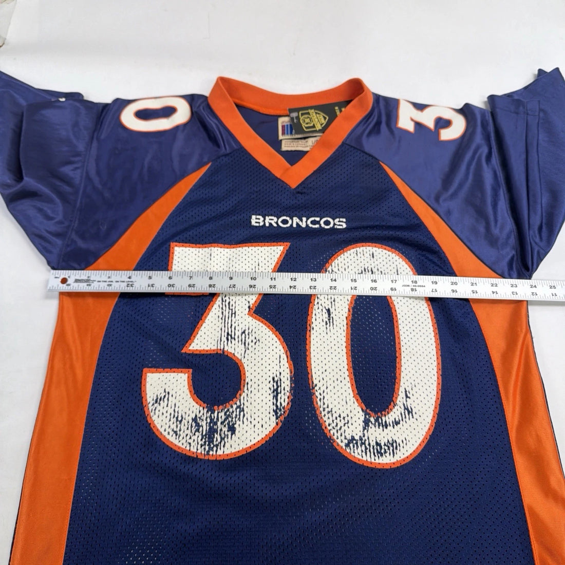 Vintage Denver Broncos Terrell Davis Starter Jersey Size 48 NFL