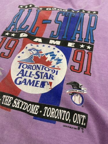 Vintage 1991 MLB Toronto Blue Jays T-shirt Toronto 91 All-star