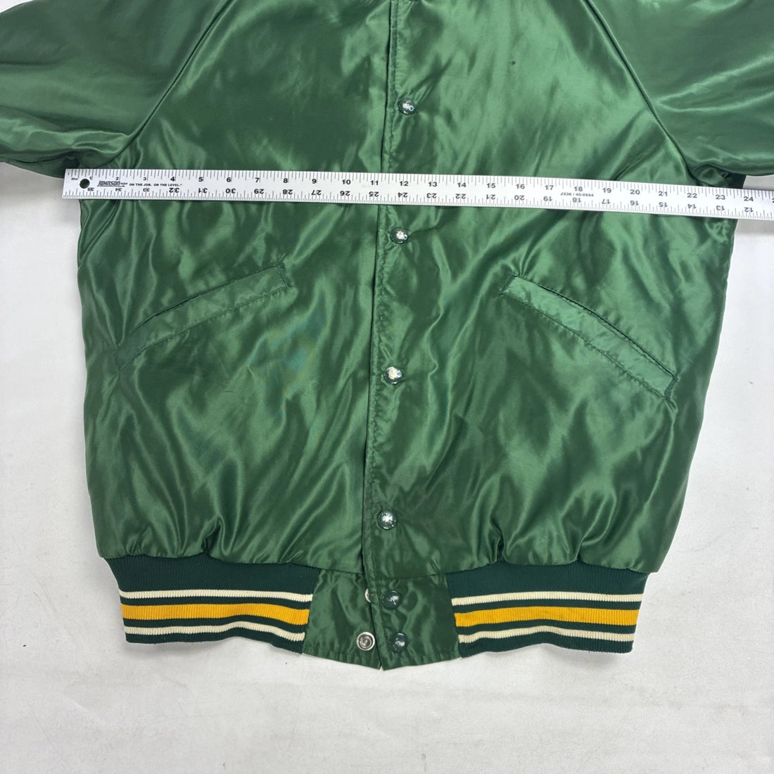 Vintage Dallas Stars Satin Bomber Jacket Size Medium MLB