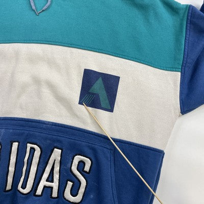Vintage Adidas Trefoil Sweatshirt Hoodie Size Medium 90s