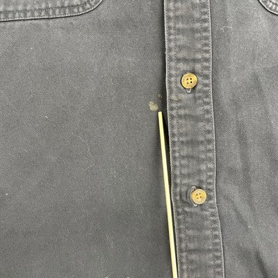 Carhartt Button Up Shirt Size Medium Blue