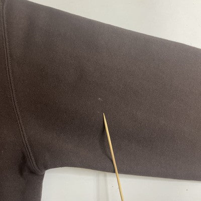 Carhartt Sweatshirt Hoodie Size Small Brown Sleeve Spell Out