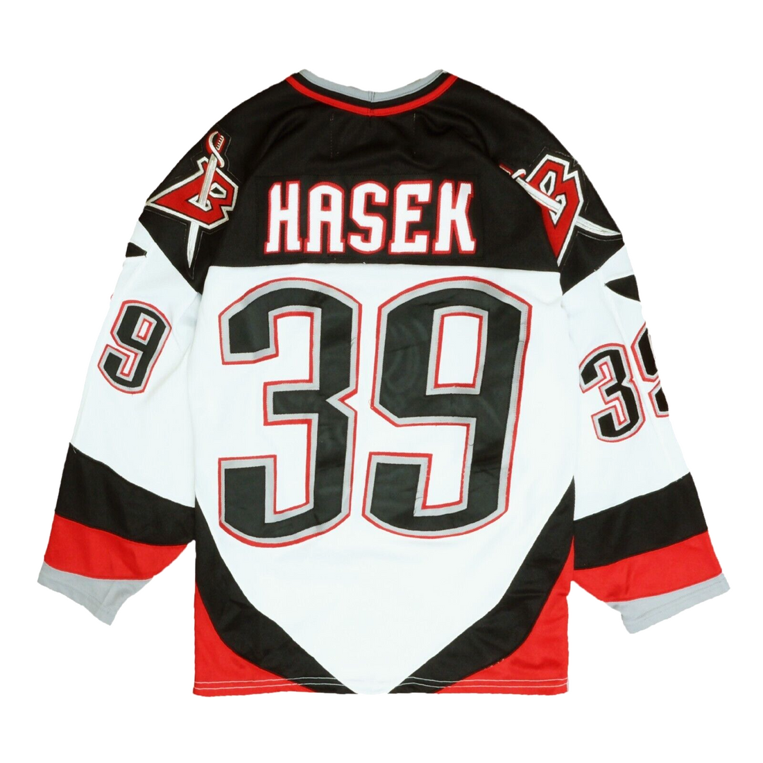 CCM Hasek Goat Head Authentic Buffalo Sabres NHL Hockey Jersey