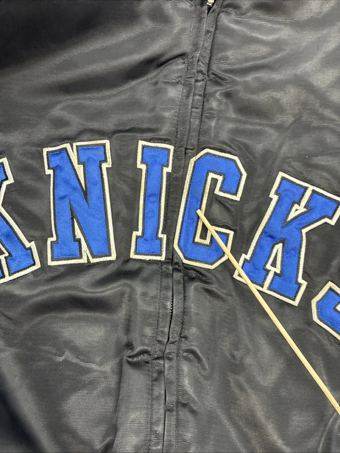 New York Knicks Reebok Satin Quilted Reversible Jacket XL NBA