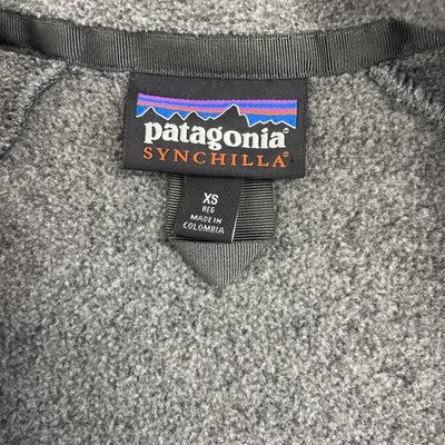 Patagonia Synchilla Full Zip Fleece Jacket Size XS Gray