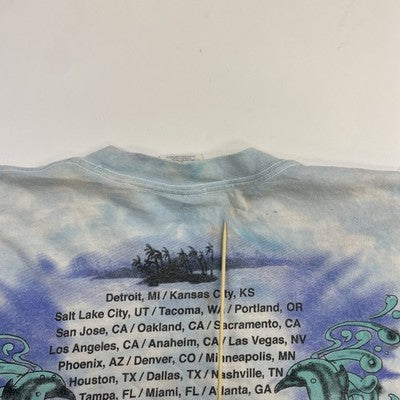 Vintage Crosby Stills Nash Young CSNY Tie Dye T-Shirt Size XL 2000