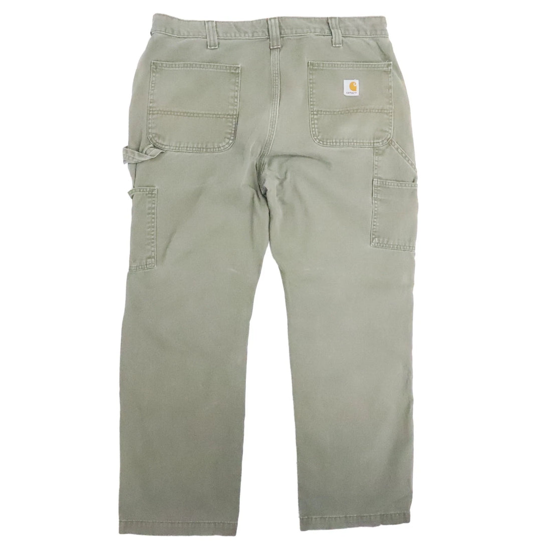 Carhartt Carpenter Work Pants Size 38 X 30 Green
