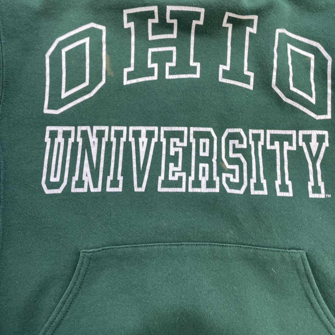 Vintage Ohio University Russell Athletic Sweatshirt Hoodie Size Small