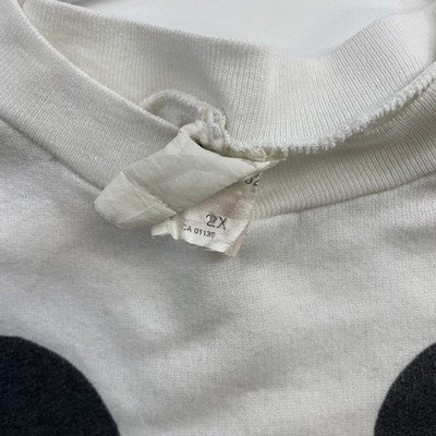 Vintage Mickey Mouse Crewneck Sweatshirt Size 2XL Double Sided 90s