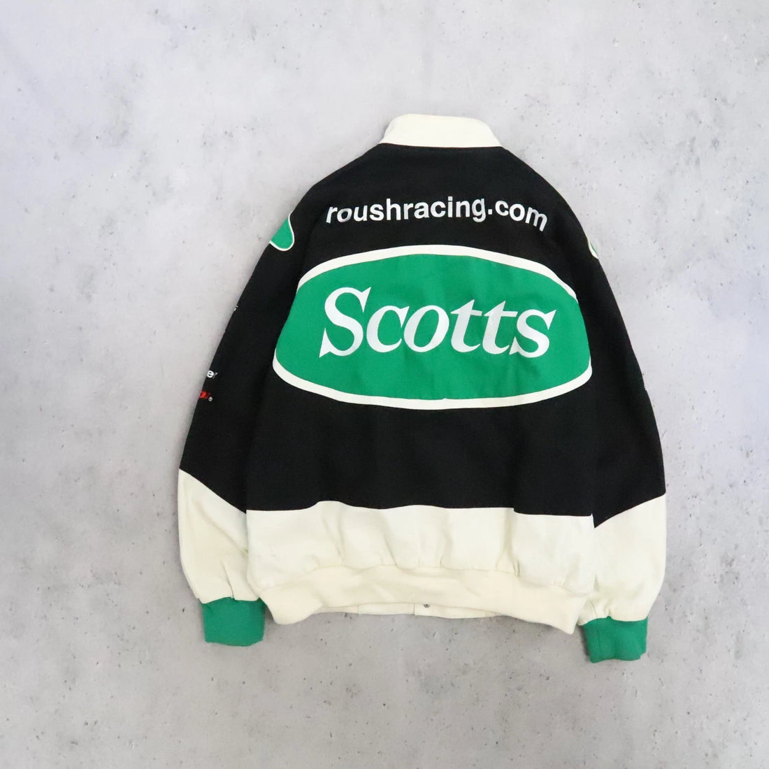 Vintage Carl Edwards Scotts Racing Jacket Size Large NASCAR